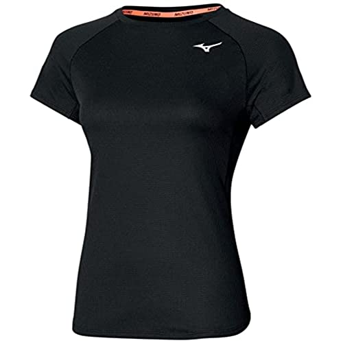 Mizuno Dryaeroflow Koszulka damska, Noir, XS
