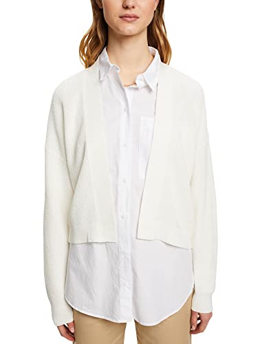 edc by ESPRIT kardigan damski, 110/Off White, XL