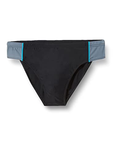 Haute Pression Męskie majtki kąpielowe, Noir/Gris/Turquoise, 48