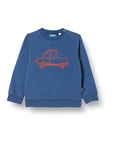 Sanetta Bluza chłopięca z długim rękawem, Granatowy (True Navy), 56