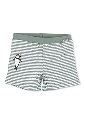 Sterntaler Chłopięce spodenki kąpielowe rekin, ciemnozielony, 104