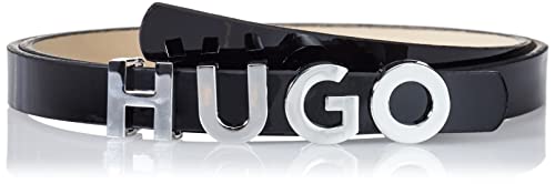 HUGO Damski pasek, czarny (Black1), 75
