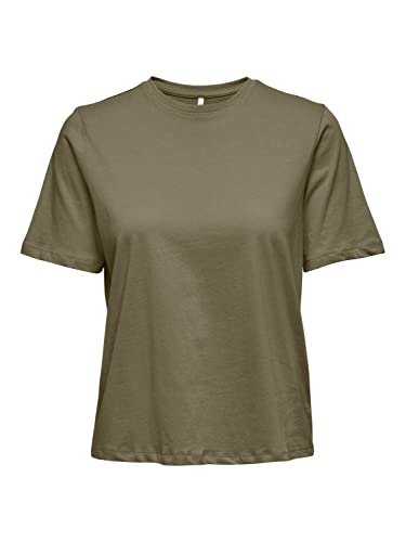 ONLY Women's ONLMAY S/S O-Neck REG TOP Box JRS T-Shirt, Mermaid, M, Mermaid, M