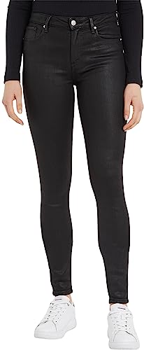 Tommy Hilfiger Damskie spodnie jeansowe Th Flex Como Skinny Rw CTD Blk, Czarna powłoka, 27W / 30L