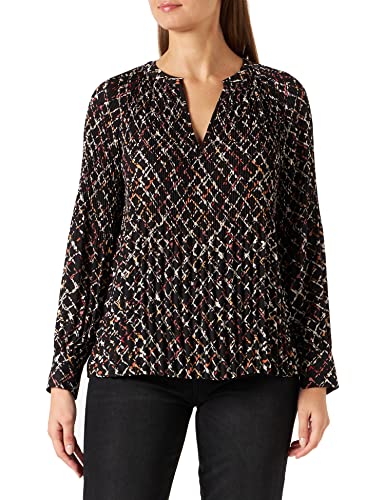 s.Oliver BLACK LABEL Bluzka damska, szara/czarna, 40