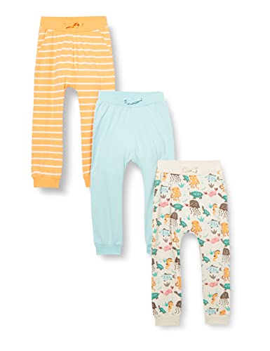 NAME IT Unisex NMNOCEAN 3P legginsy z daszkiem, szare, 116
