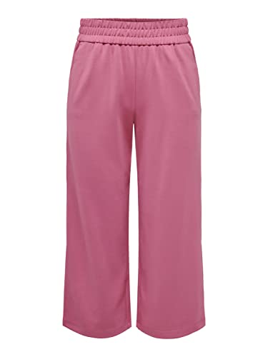 Bestseller A/S Damskie spodnie ONLPOPTRASH- Life MW Culotte PNT, Rose Wine, L, Rose Wine, L