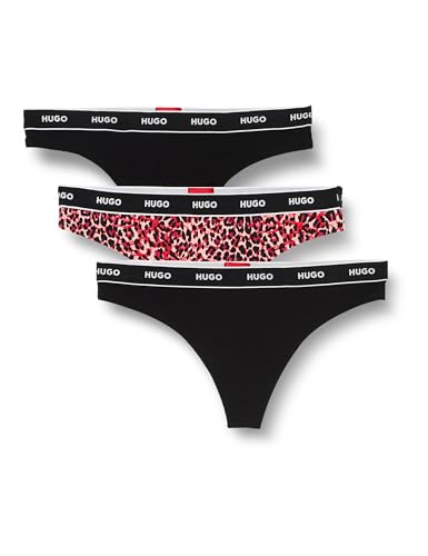 BOSS Stringi damskie Triplet Thong Design, Open Pink695, XXL