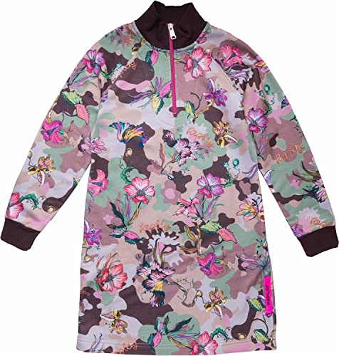 Replay Dziewczęca sukienka SG3626, 020 Mimetic/Flowers Hazelnut, 14A