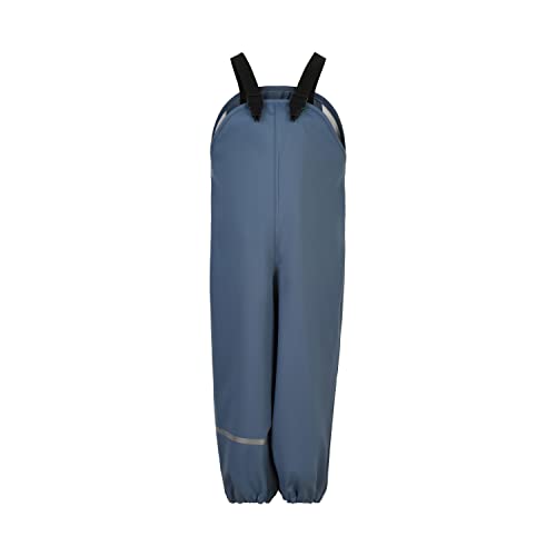 Celavi Unisex Kids Basic rain Overall-Recycle spodnie przeciwdeszczowe z poliuretanu, niebieski (China Blue), 110, niebieski (China Blue), 110