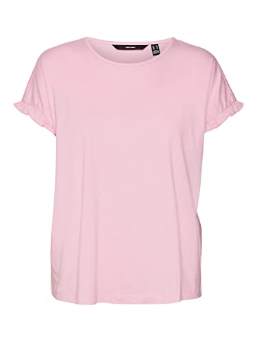 VERO MODA Women's VMDANA SS O-Neck TOP JRS T-Shirt, cukierki, M, cukierek, M