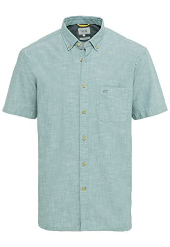 camel active Koszula męska 409212/1S22, jasnozielona, M, Light Aqua Green, M