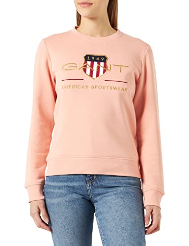 GANT Damska bluza Archive Shield C-Neck Sweat, Guava Orange, S