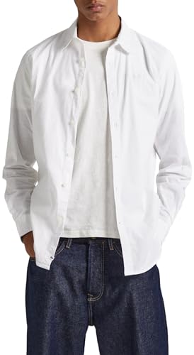 Pepe Jeans Koszula męska Coventry, Biały (biały), XS