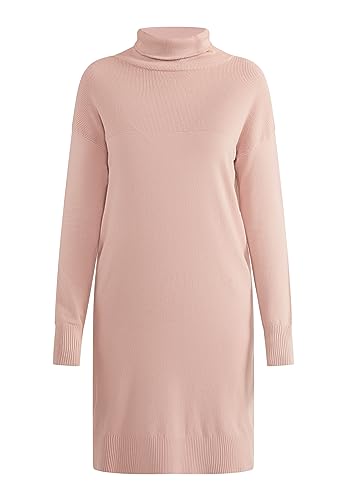 Jalene Damska sukienka z długim rękawem midi 81133401, brudny róż, M/L, brudny róż, M-L