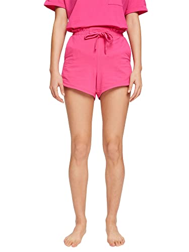 Esprit Cotton Holiday Nw Ocs S.Shorts S Pończochy Pijama Damskie, Różowy Fuksja, 52