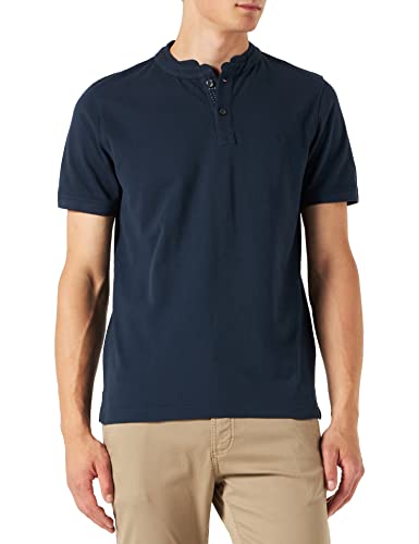 Camel Active Męska Koszulka Polo, Niebieski Night Blue, S