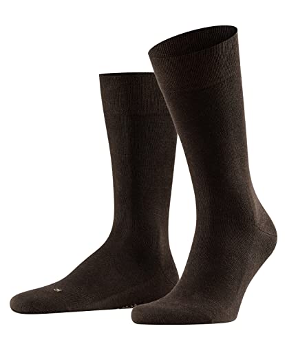 FALKE Mężczyźni Skarpety Sensitive London M SO Zrównoważona Bawełna bezuciskowe 1 Para, Brązowy (Brown 5930), 47-50