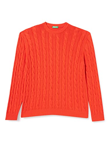 United Colors of Benetton Sweter męski, Arancione 07d, XS
