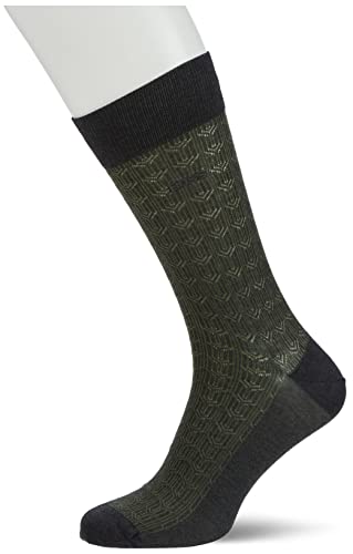 BOSS Męskie skarpety RS Minipattern MC Charcoal12, 43-46