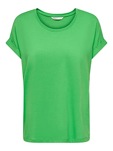 Bestseller A/S Damski T-shirt Onlmoster S/S O-Neck Top NOOS JRS, zielony (Vibrant Green), XXS, Vibrant Green, XXS