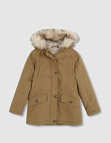 Gocco Parka Camel, Płaszcz Dziewczyny, 7-8 Lat, wielbłąda, 7-8 años