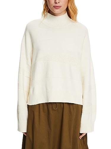 ESPRIT Sweter damski, 056/Ice 2, XS