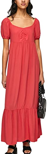 Pepe Jeans Damska sukienka Bernardette, czerwona Studio, M, Czerwony studio, M