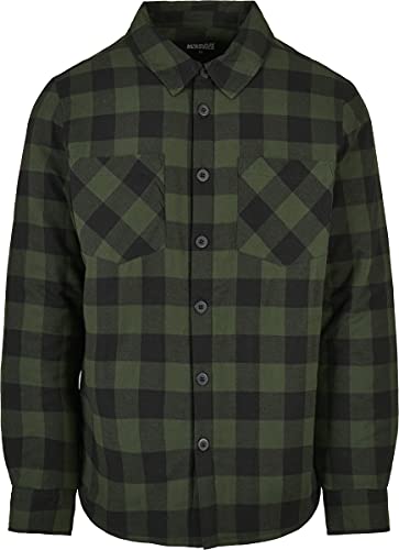 Urban Classics Męska koszula z kołnierzem, czarny, 3XL