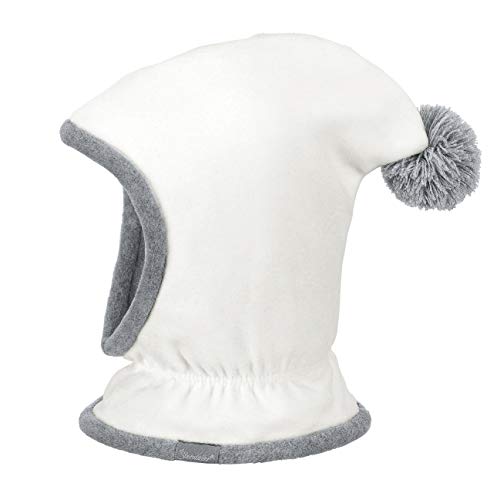 Sterntaler - Unisex czapka z pomponem i gumką, Beżowy (Ecru 908), 45