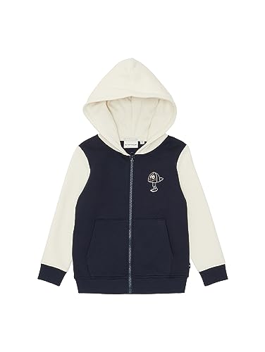 TOM TAILOR Chłopięca bluza Colorblock z nadrukiem, 10668-sky Captain Blue, 92-98