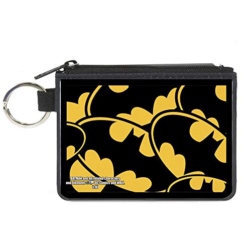 Buckle-Down Zapinany na zamek błyskawiczny portfel Batman duże akcesoria, Batman, 20 cm x 12 cm, wielobarwny, 11 cm x 8 cm