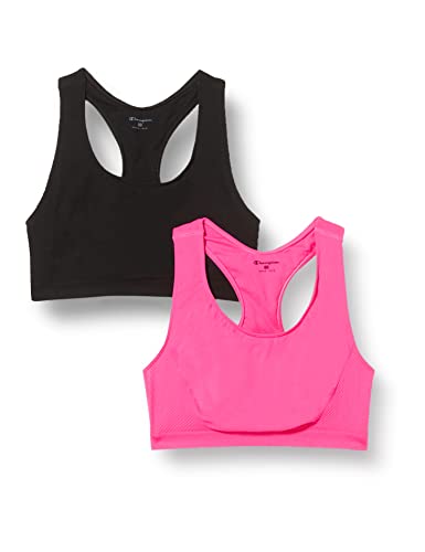 Champion Damski biustonosz sportowy C-tech (2 sztuki), czarny, XS