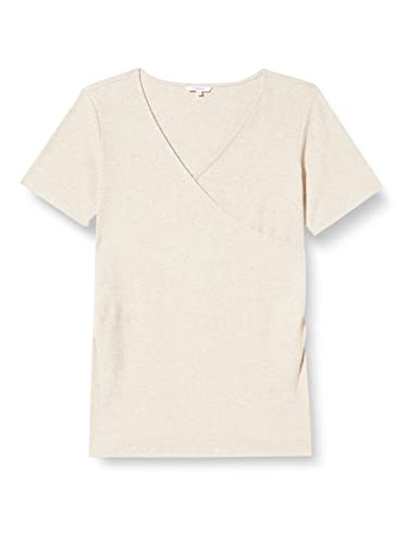 Noppies Damska koszulka Anlo Nursing Short Sleeve, Ras1202 Oatmeal - P611, 34