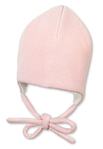 Sterntaler Beanie Mütze Rippenoptik, Czapka dziewczęca, Rosa, Różowy