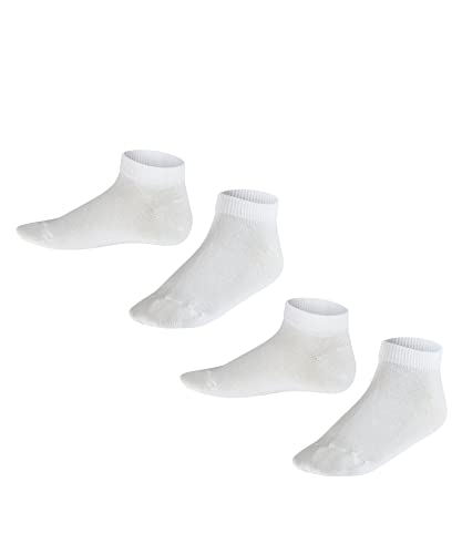 FALKE Uniseks - dzieci Skarpety do trampek Happy 2-Pack K SN Bawełna krótkie jednokolorowe 2 Pak, Wielokolorowy (Sortiment 0020), 31-34 (7-9 lata)