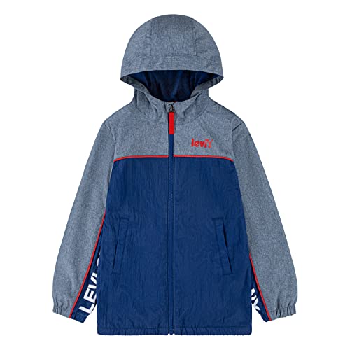 Levi's Kids Wiatrówka z kolorowym blokiem Lvb, Niebieski kombi, 3 Lat