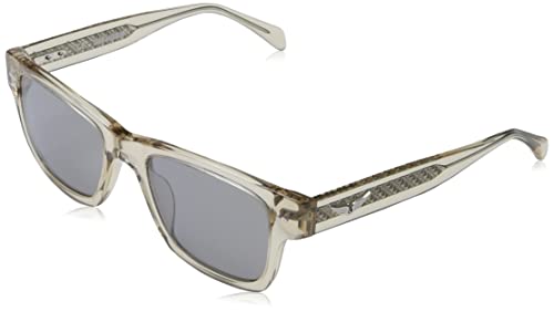 Zadig & Voltaire Damskie okulary przeciwsłoneczne Szv324, Shiny Transp, beżowe, 66, błyszczący beżowy
