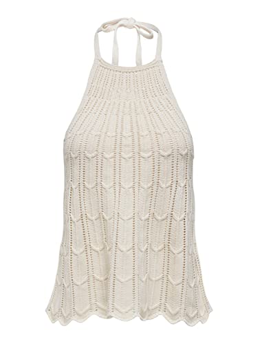 ONLY Damski sweter ONLFREJA Life SL STRUCTUR, uchwyt NCK KNT, Cloud Dancer, M, Cloud Dancer, M