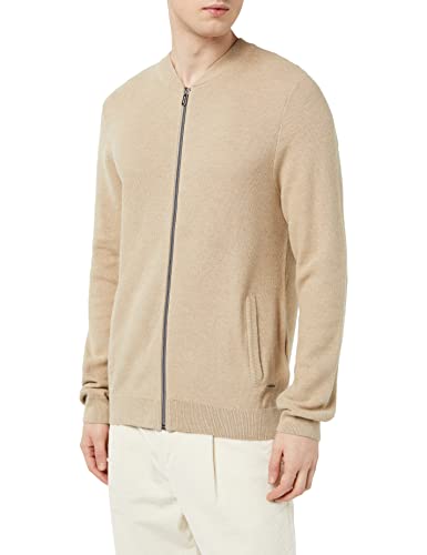 Daniel Hechter Męska kurtka dzianinowa z zamkiem błyskawicznym, 410, XL