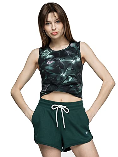 4F Damska koszulka T Selina do jogi, Multicolor 1 Allover, XXL