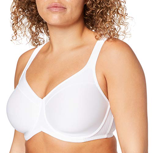 Triumph Modern Soft+Cotton W01 Damski biustonosz z obręczami, Biały, 100F