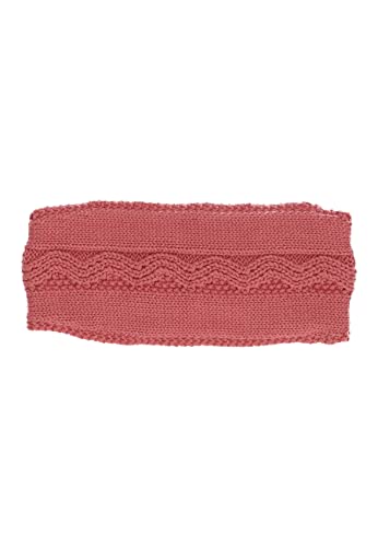 Sterntaler Opaska na głowę dla dziewczynek, GOTS z dzianiny warkocza, zimowa opaska na głowę, wyściełana dżersejem (bio), różowy, 49 cm, 49, Różowy, 49