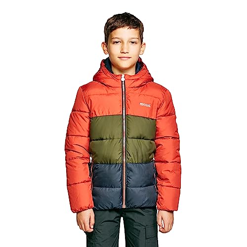 Regatta Unisex dziecięca kurtka typu Lofthouse V, Redochr/Darkkh, 5 Lata