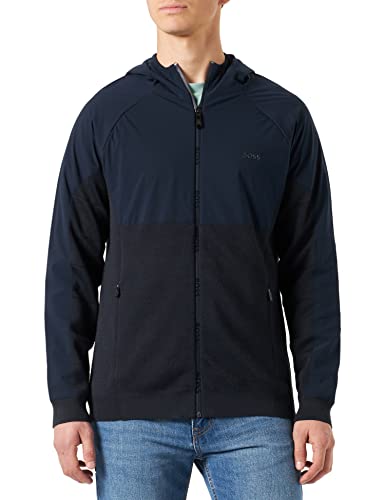 BOSS Marlan kurtka męska z dzianiny, Ciemnoniebieski402, XS