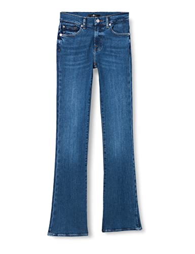 7 For All Mankind jeansy damskie, niebieski (mid blue), 32