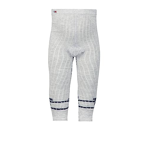 Tommy Hilfiger Legginsy uniseks dla niemowląt Varsity, szary melanż, 74