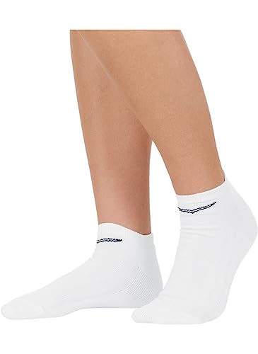 Trigema Męskie skarpety typu sneaker, dwupak, biały (biały 001), 43-46 EU