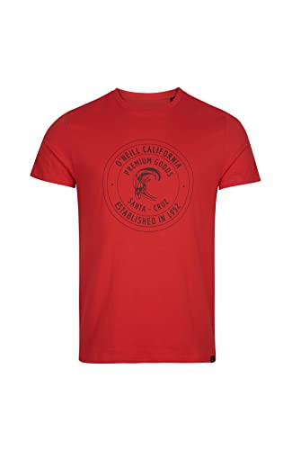 O'Neill Męski T-shirt z krótkimi rękawami, Explore podkoszulek (2 sztuki), 13017 czerwony (High Risk Red), XL-XXL