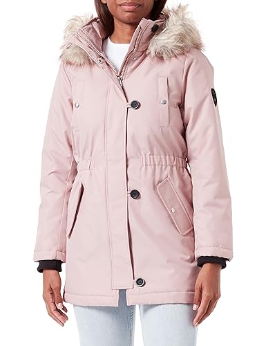 Bestseller A/S Damska parka zimowa ONLIRIS CC 2023 OTW płaszcz, Rose Dust/Detail:Nature FUR, S, Rose Dust/Detail:NATURE FUR, S